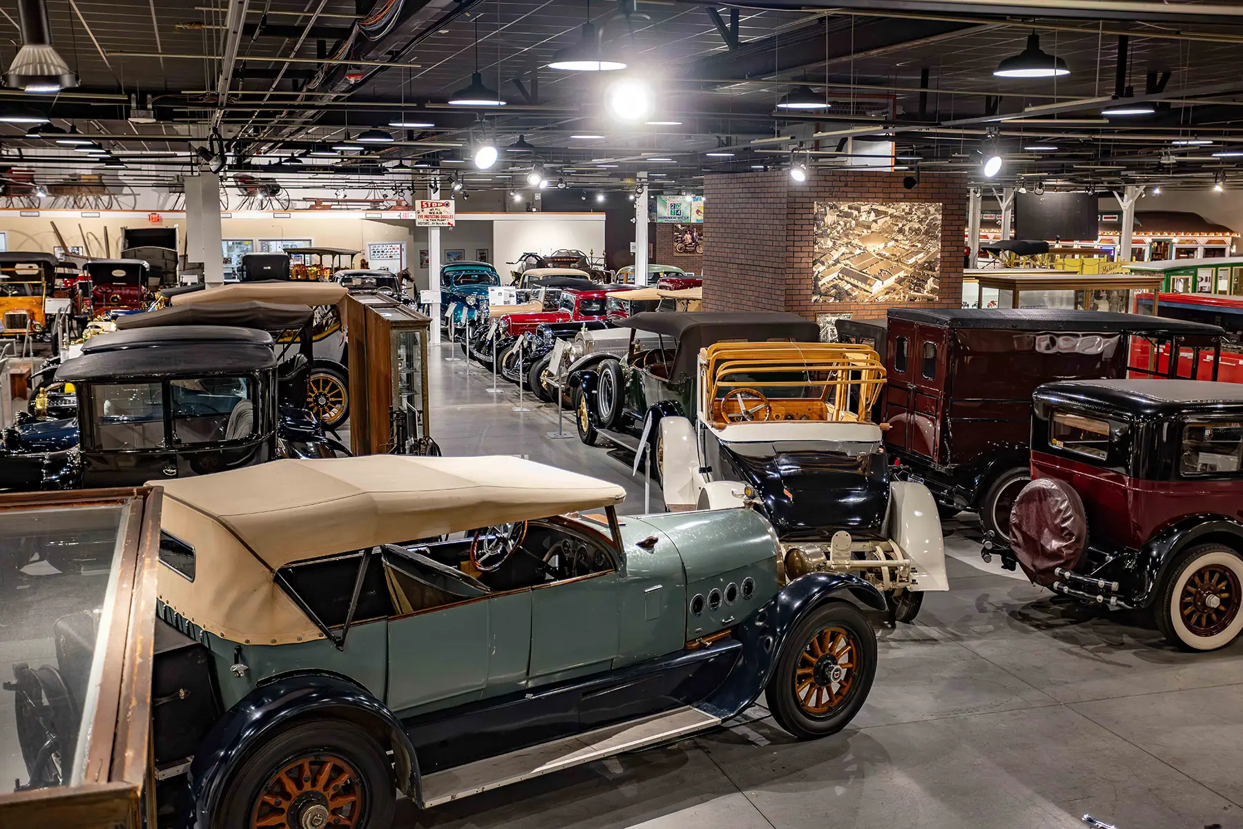 Museum Floor with Cars