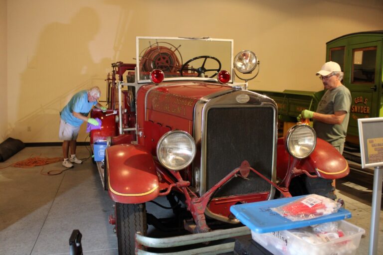 doug & allen detailing fire truck - volunteer page