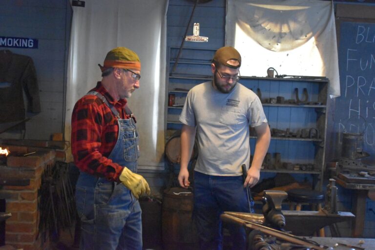 mike & tyler blacksmithing - volunteer page